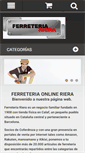 Mobile Screenshot of ferreteriariera.com